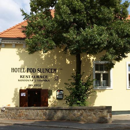 Hotel Pod Sluncem Třebíz Eksteriør billede