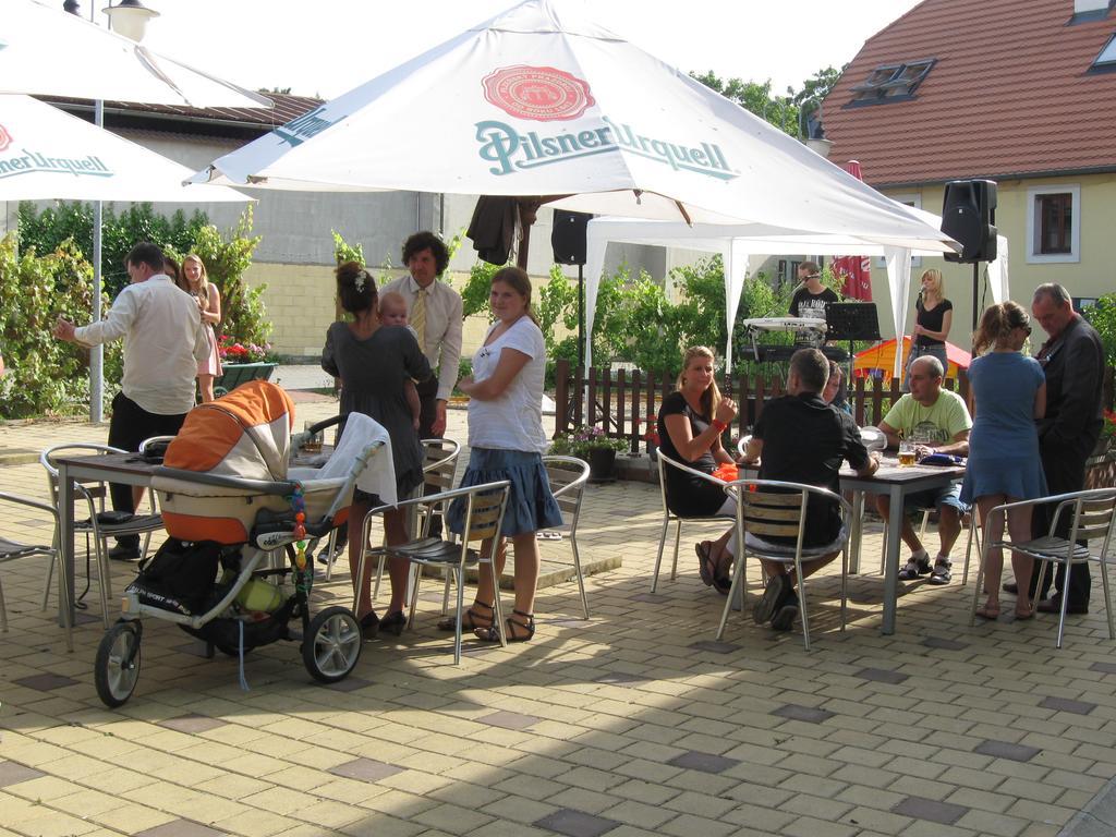 Hotel Pod Sluncem Třebíz Eksteriør billede